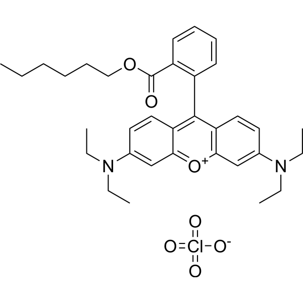 Rhodamine B hexyl ester perchlorate 877933-92-1